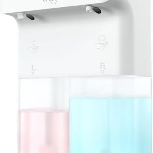 ソープディスペンサー 泡 液体 自動 ダブルヘッド 600ml ハンドソープ 食器洗剤 手洗い 壁掛け可能 IPX4防水 キッチン対応