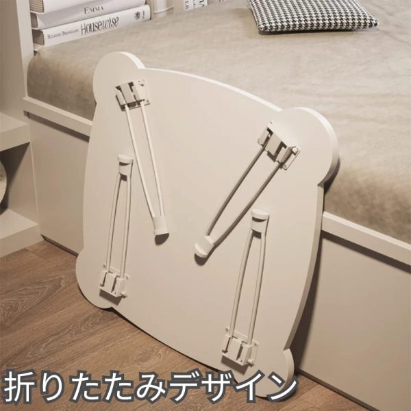 折りたたみ ロー テーブルパソコンデスク座卓 テーブル 一人暮らし 折り畳みテーブル ローテーブル 折りたたみ 折りたたみ机 簡易テーブル ミニ机 一人暮らし テーブル 小桌子子供 折りたたみテーブル - 画像 (5)
