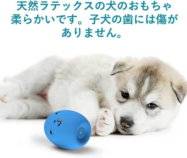 犬おもちゃ 音が出る 【８点セット】 ペット用品清潔安全 卵の形 高耐久性 子犬/小型犬用 - 画像 (3)