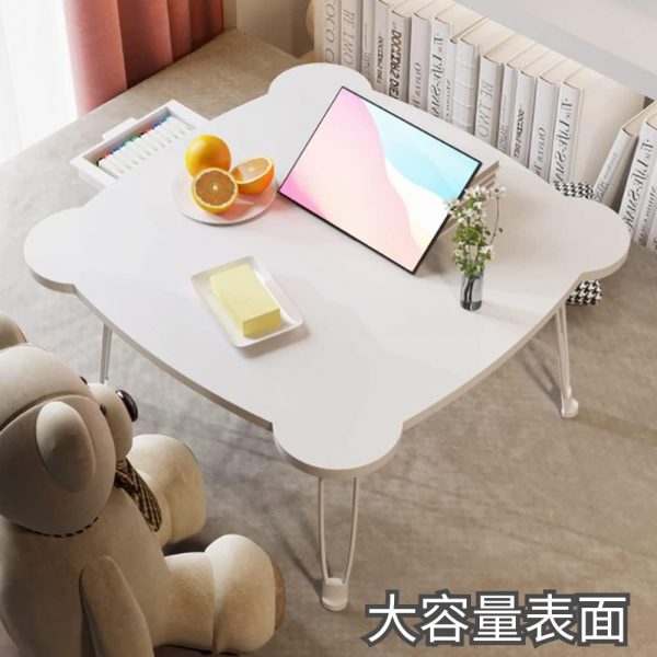 折りたたみ ロー テーブルパソコンデスク座卓 テーブル 一人暮らし 折り畳みテーブル ローテーブル 折りたたみ 折りたたみ机 簡易テーブル ミニ机 一人暮らし テーブル 小桌子子供 折りたたみテーブル - 画像 (4)
