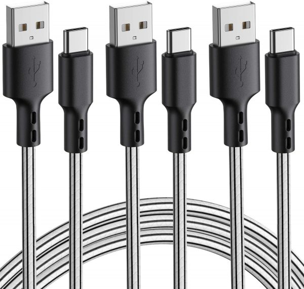 【3本セット 3ｍ】タイプ C 充電ケーブル