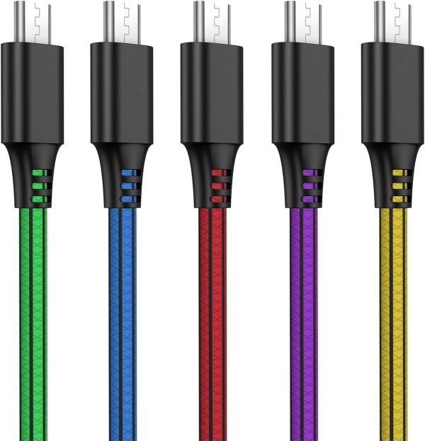 ケーブル 【5本セット 2m】 急速充電