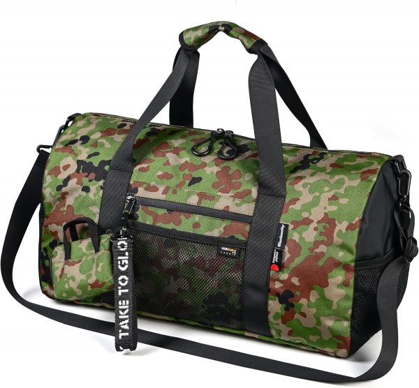 Glorisunity 旅行バッグ 防水 3WAY キャリーバッグ ボストンバッグ 35L大容量 旅行カバン 超軽量 トラベルバッグ おしゃれ 2泊3日 シューズ収納 男女兼用 旅行 出張 アウトドア メンズ レディース (JSD迷彩)